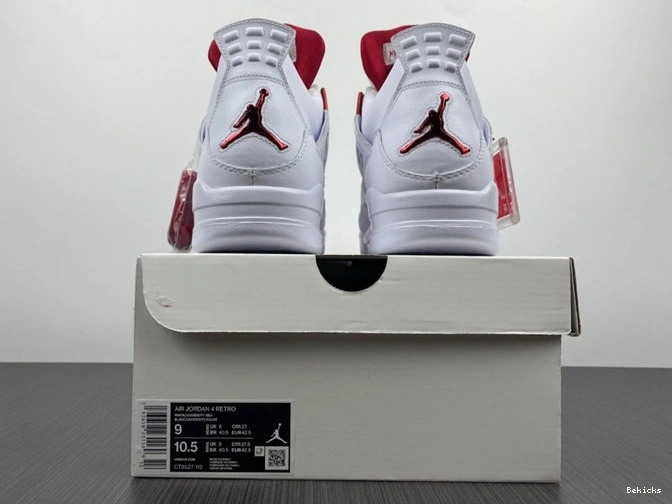 Cheap BK Jordan Elegant Metallic Red 4 Retro CT8527- 3958 1026